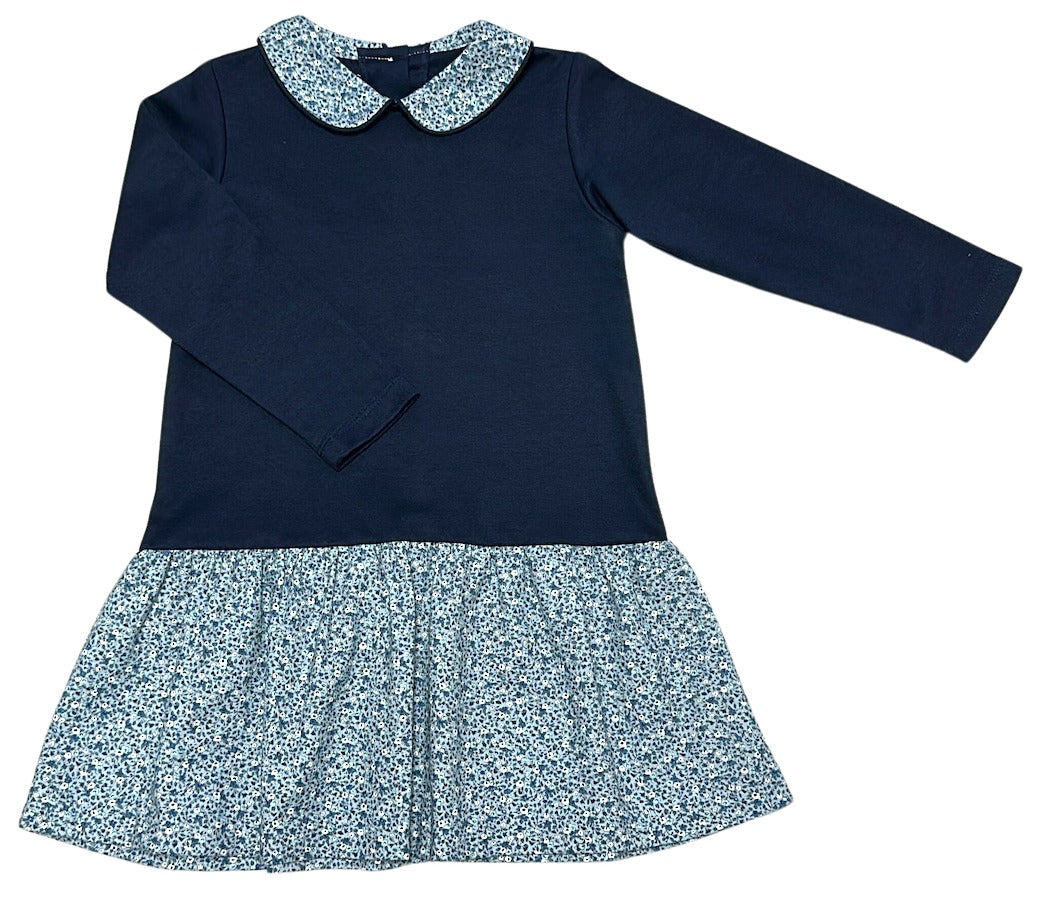 Dropped Waist Girl'S Dress London Collection