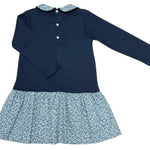 Dropped Waist Girl'S Dress London Collection