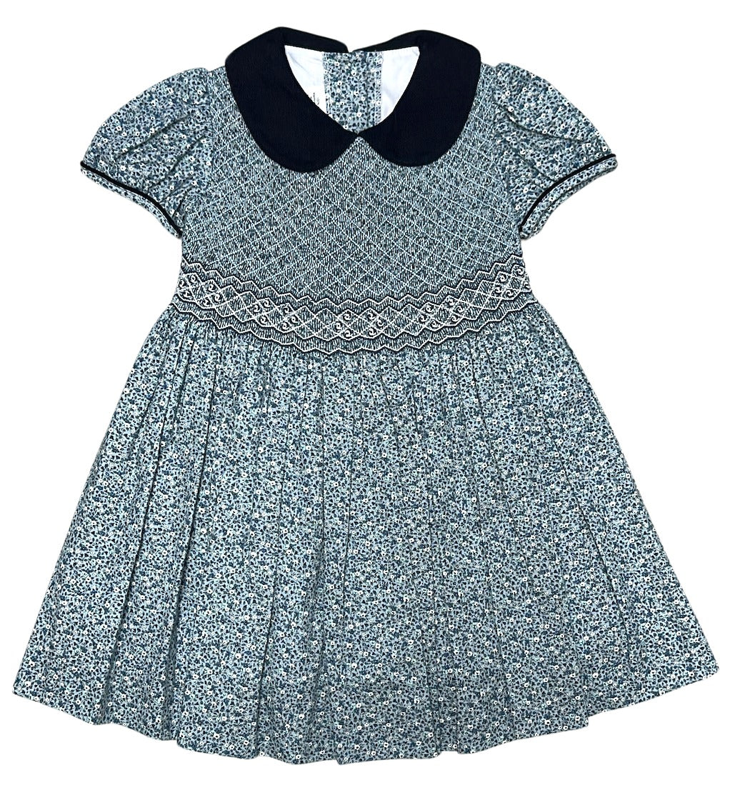 Hand Smocked Girls Dress London Collection