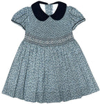 Hand Smocked Girls Dress London Collection