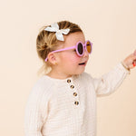 Baby Satin Bow - Cream