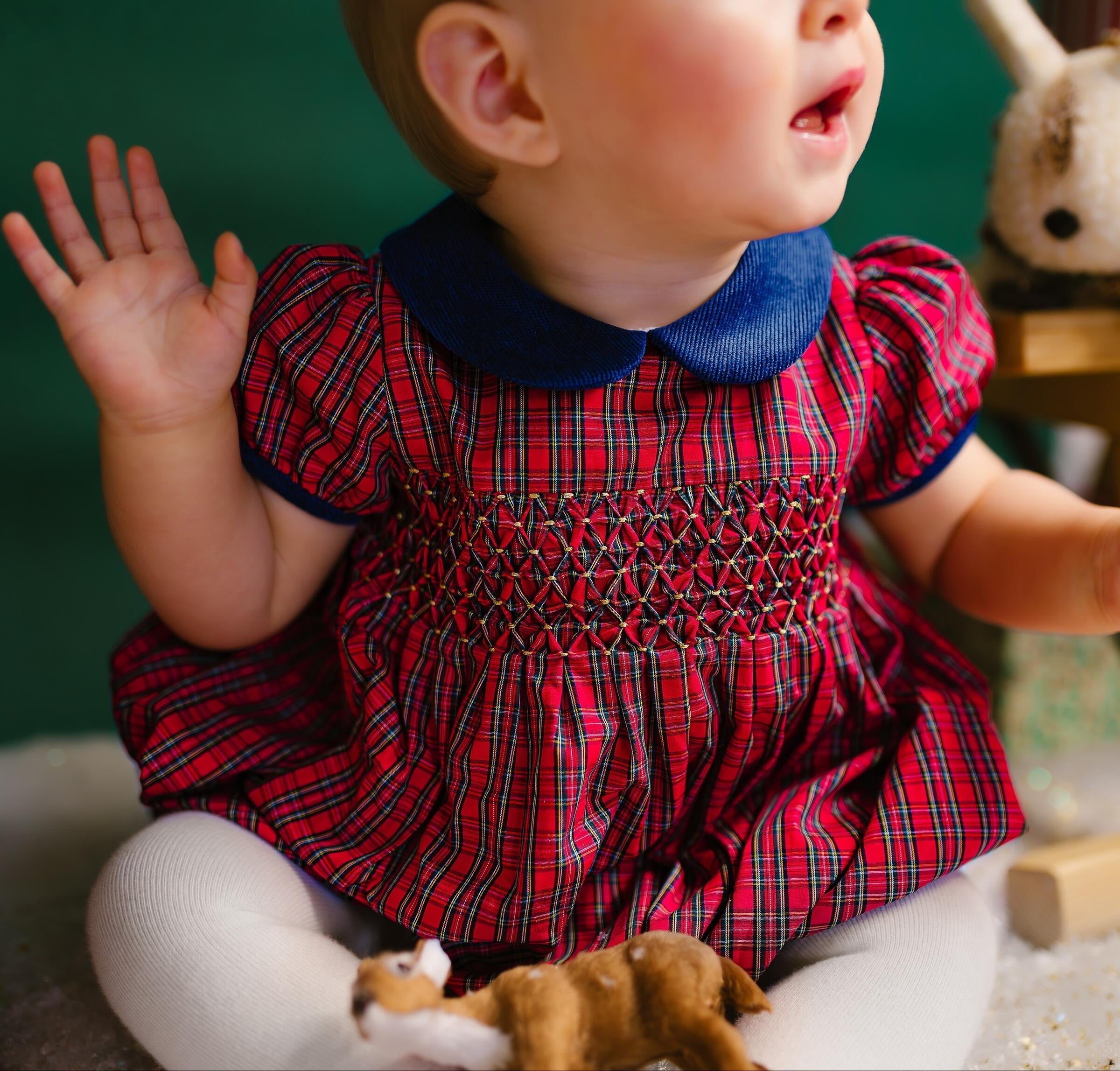 Angelica Red Tartan Bubble