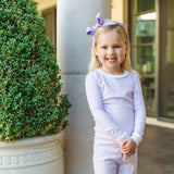 Ava Girls’ Pajama Pant Set - School Plaid Pink