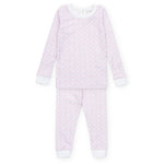 Ava Girls’ Pajama Pant Set - School Plaid Pink