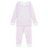 Ava Girls’ Pajama Pant Set - School Plaid Pink