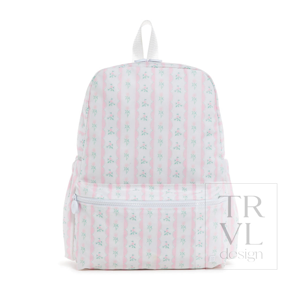 BACKPACKER Backpack - Ribbon Floral Pink