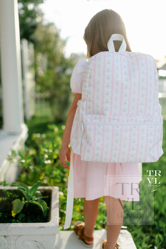 BACKPACKER Backpack - Ribbon Floral Pink