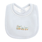 Little Train Bib With Piping Trim