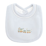 Little Train Bib With Piping Trim