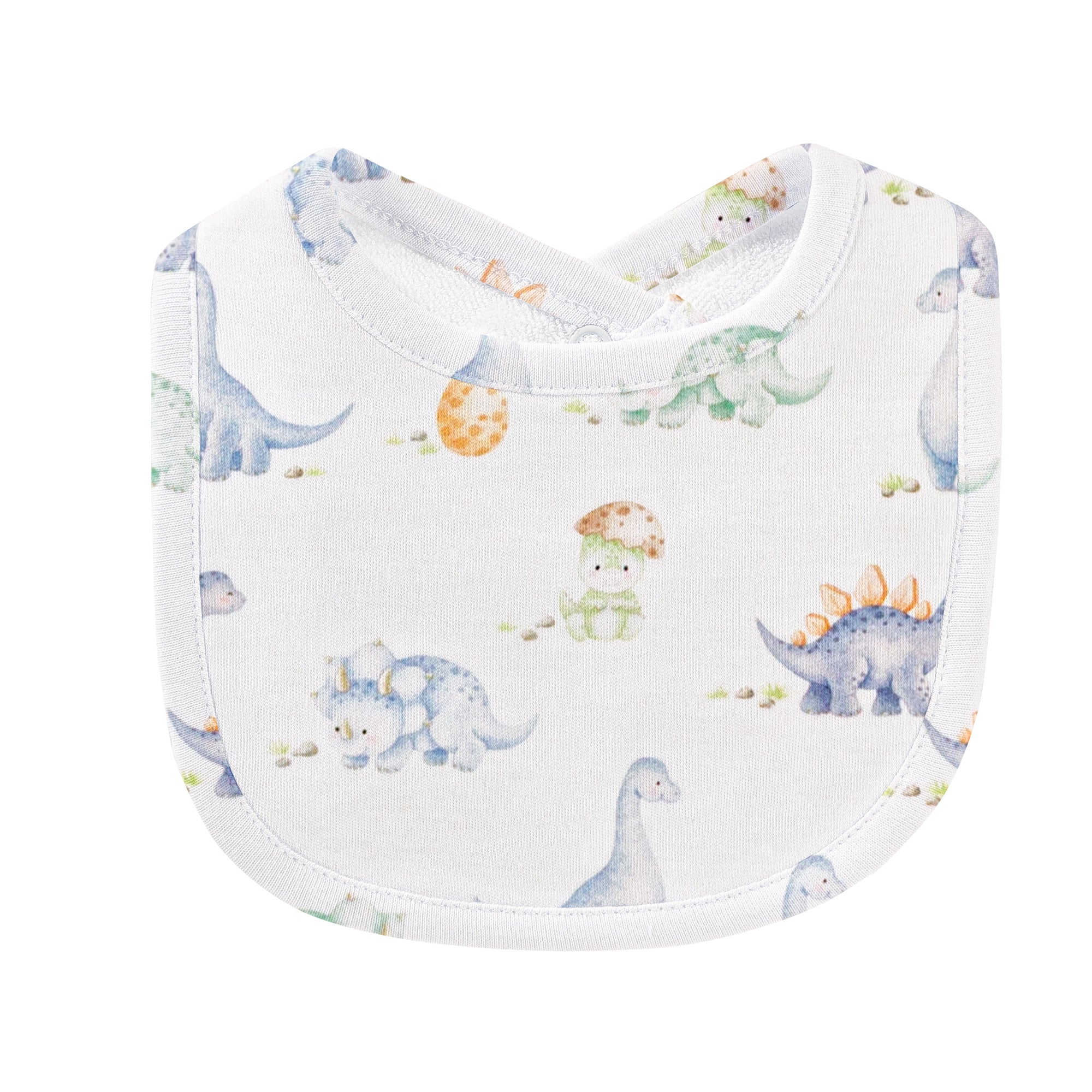 Pastel Dinos Bib