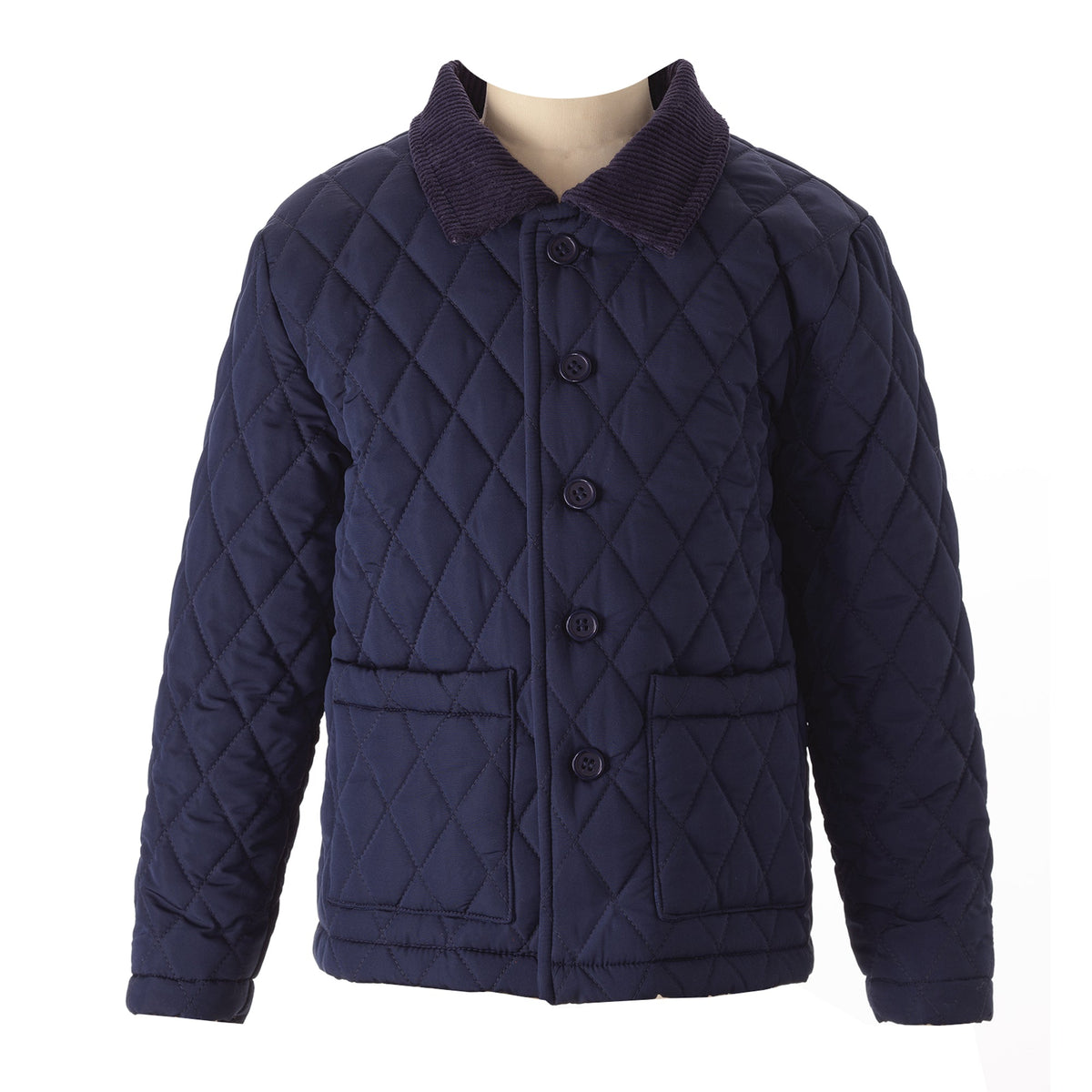 Quilted Jacket - Navy