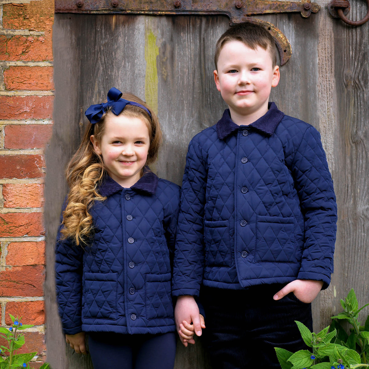 Quilted Jacket - Navy