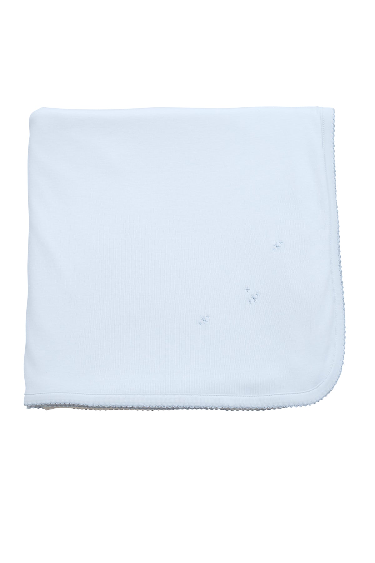 Proper Pima Baby blanket - blue