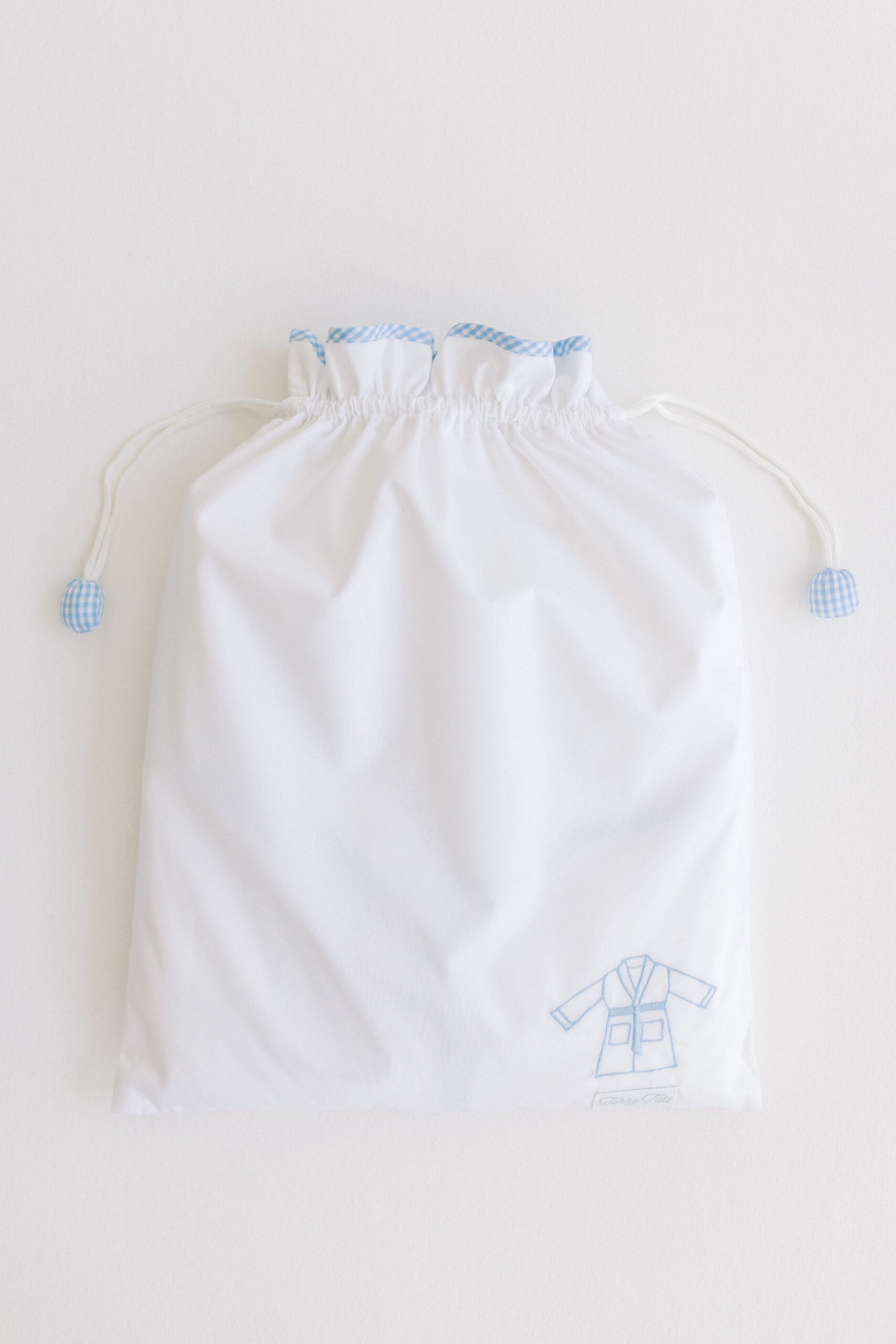 Hooded Sleeveless Cover Up - Blue Buffalo Check