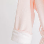 Bathrobe - Pink Jacquard Bows