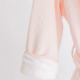 Bathrobe - Pink Jacquard Bows