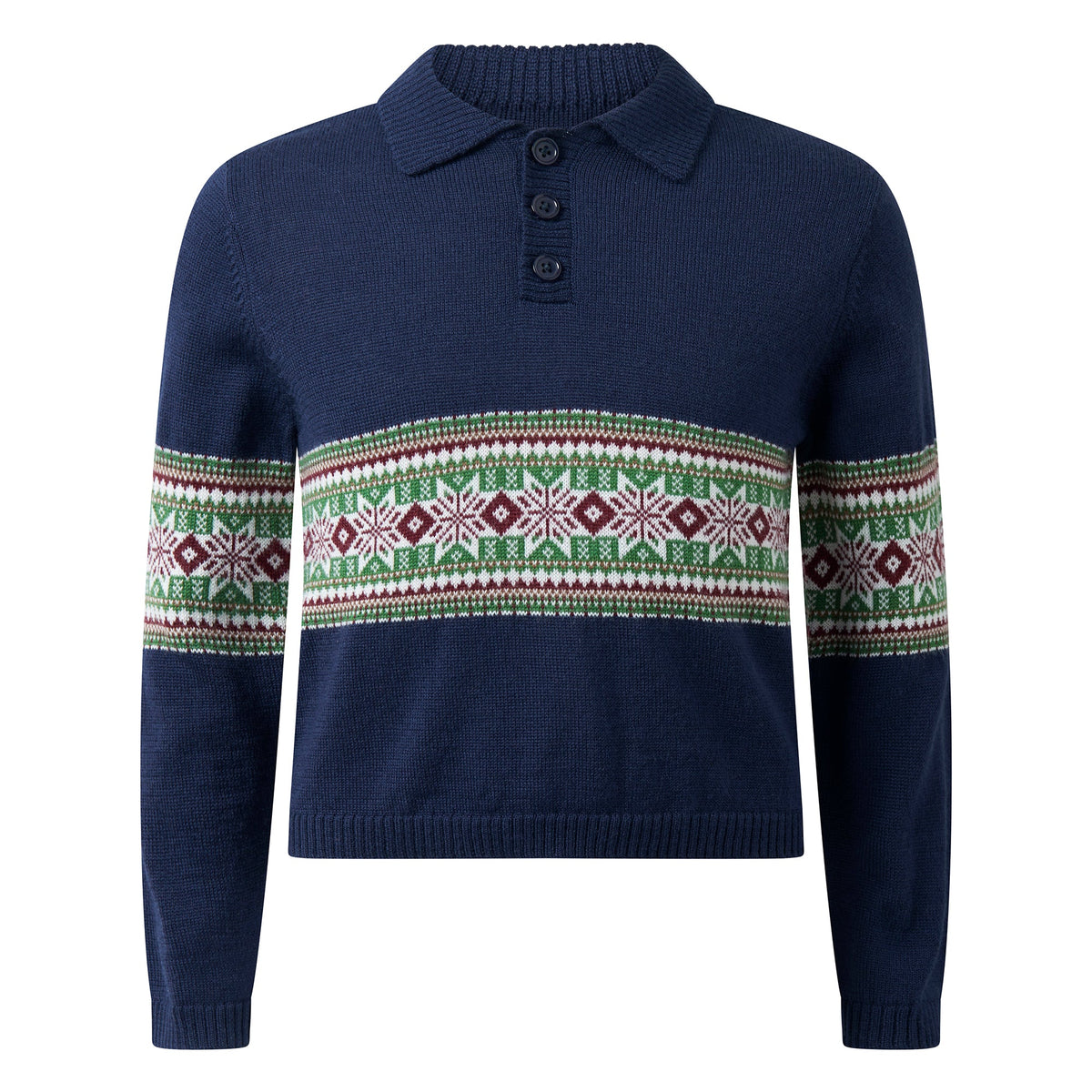 Fairisle Collar Sweater