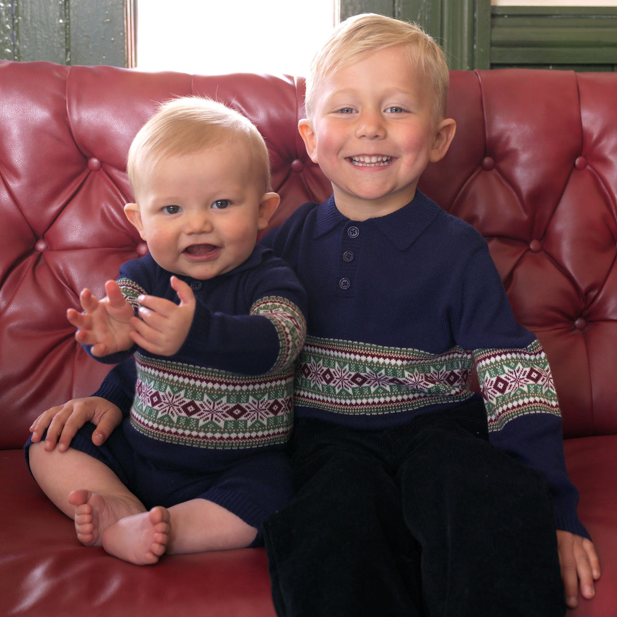 Fairisle Collar Sweater