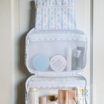 BUNDLE UP2 Hanging Toiletry Bag - Ribbon Floral Blue