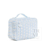 BUNDLE UP2 Hanging Toiletry Bag - Ribbon Floral Blue