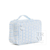 BUNDLE UP2 Hanging Toiletry Bag - Ribbon Floral Blue
