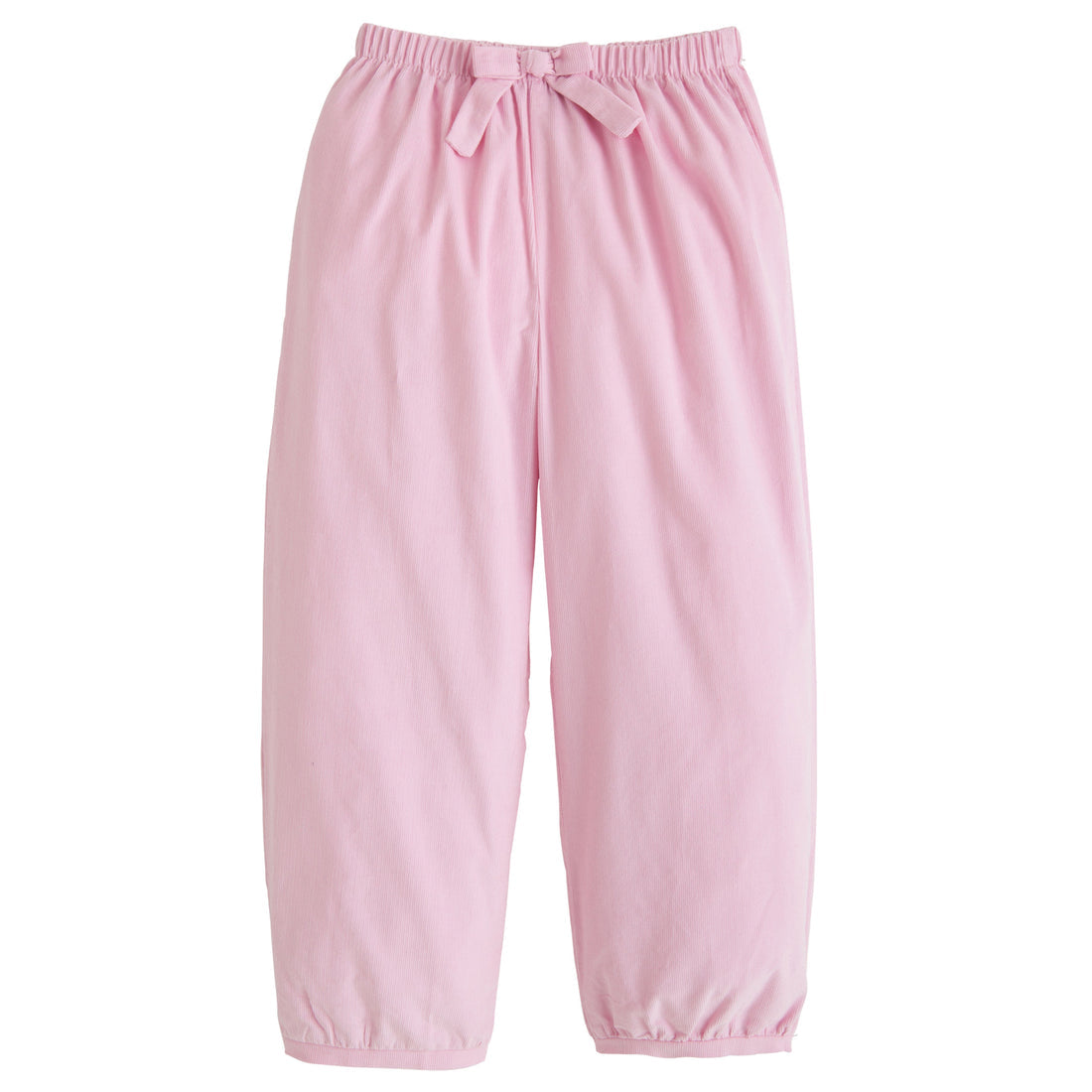 Banded Bow Pant - Light Pink Corduroy