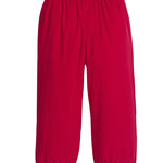 Little English banded pant in red corduroy for toddler boys