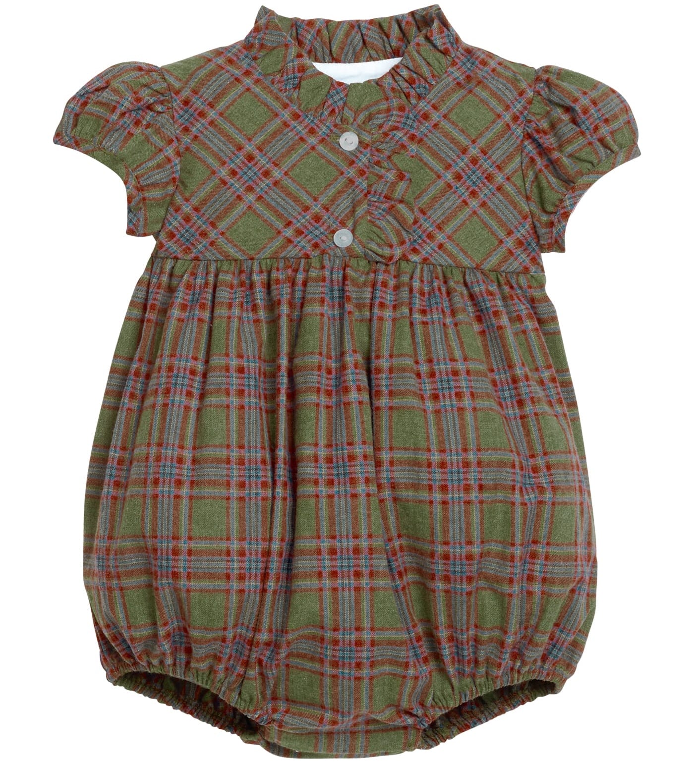 Little English Birdie Bubble - Thornhill Plaid