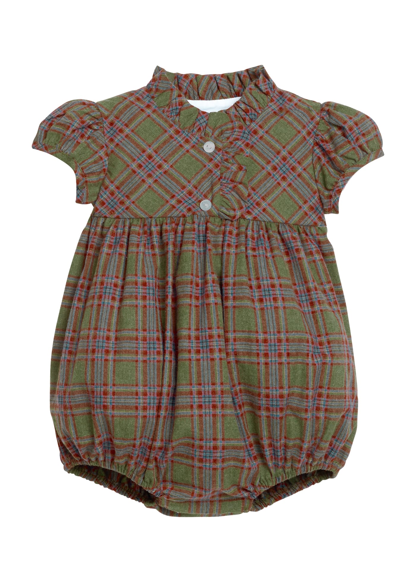 Little English Birdie Bubble - Thornhill Plaid