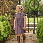 Little English Birdie Dress - Thornhill Plaid styled