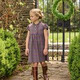 Little English Birdie Dress - Thornhill Plaid styled