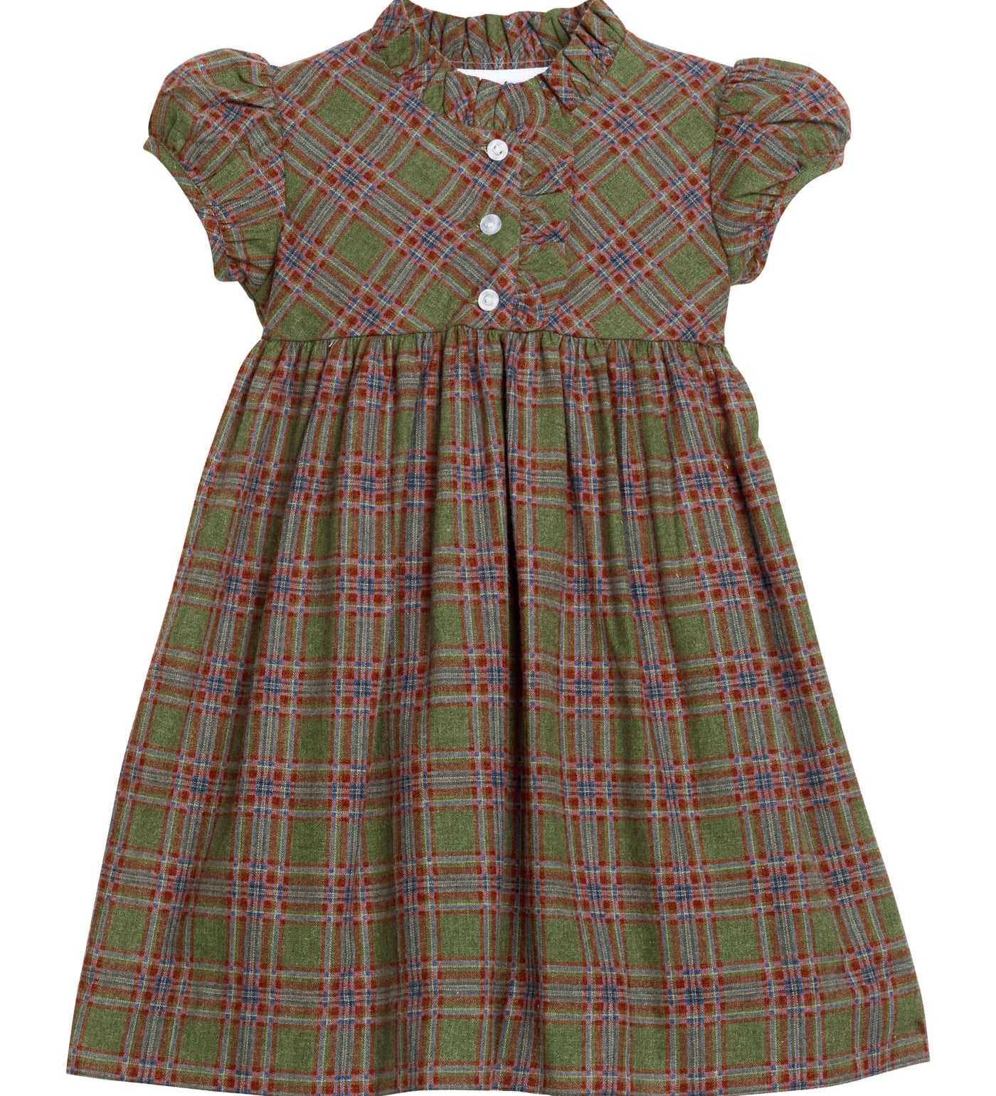 Little English Birdie Dress - Thornhill Plaid