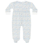 Blue Meadow Smocked Footie