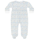 Blue Meadow Smocked Footie