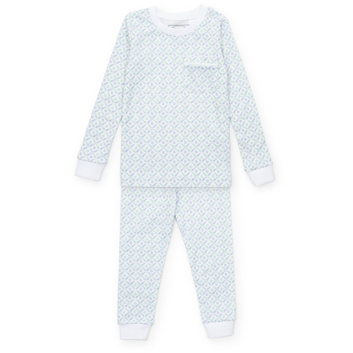 Bradford Boys’ Pajama Pant Set - School Plaid Blue