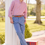 Classic Pant- Stormy Blue Corduroy