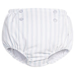 Button Front Diaper Cover - Savannah Stripe