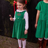 Button Panel Jumper - Evergreen Corduroy