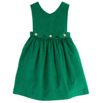 Button Panel Jumper - Evergreen Corduroy