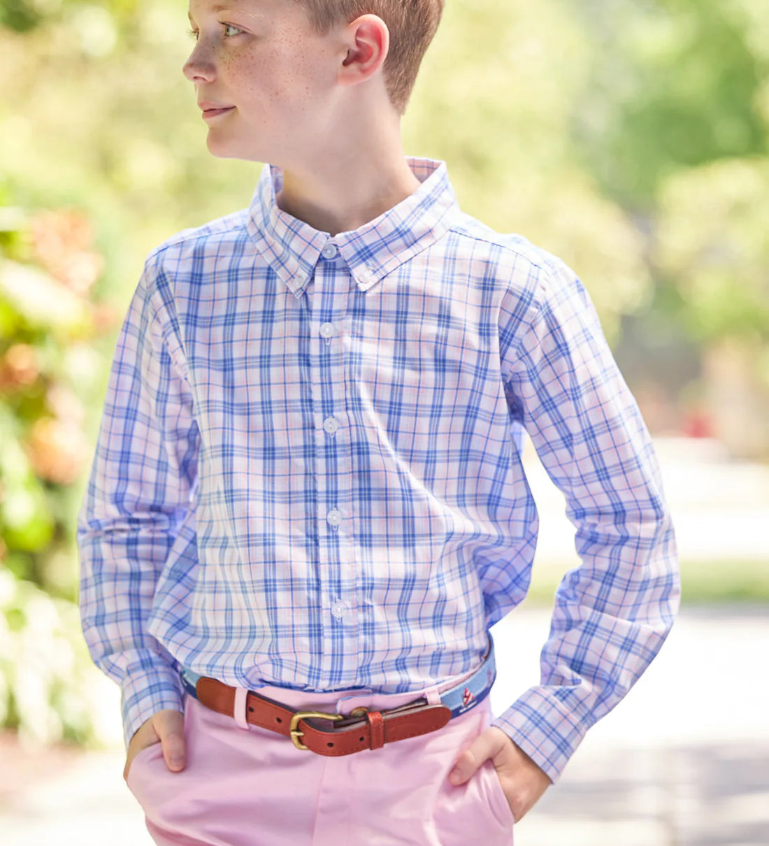Button Down Shirt - Albany Plaid