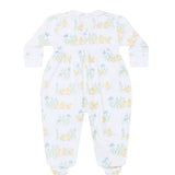 Chicks Print Smocked Footie