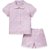 Petite Plume Colette Short Set in Fleur Blush