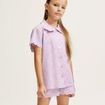 Petite Plume Colette Short Set in Fleur Blush