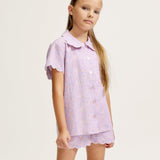 Petite Plume Colette Short Set in Fleur Blush