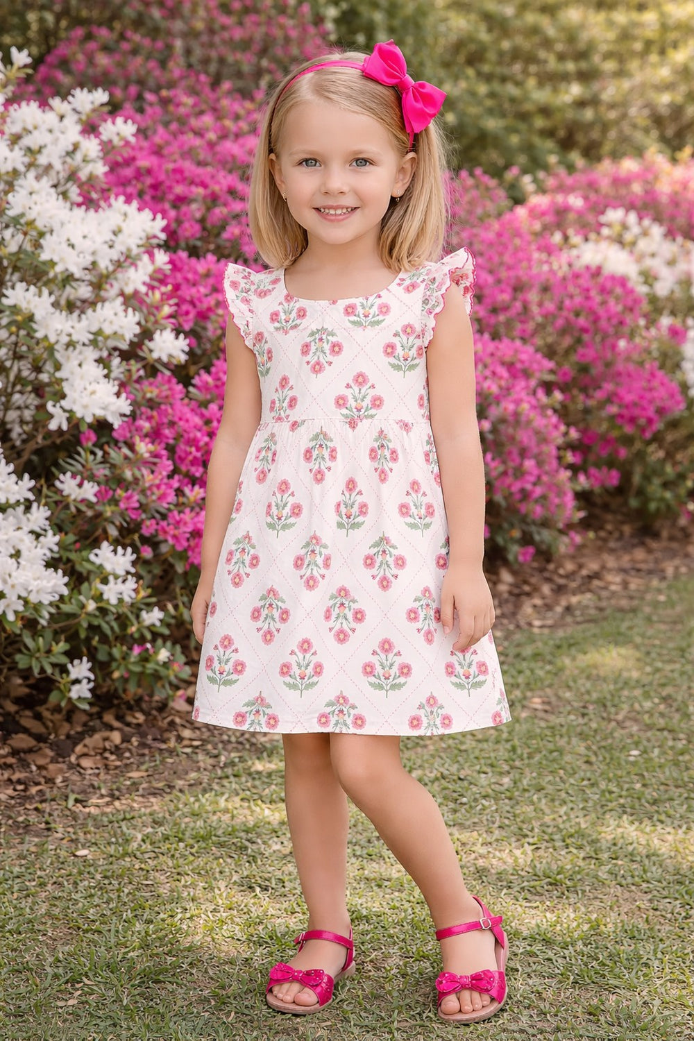 Madison Collection Girl's Ruffle Dress