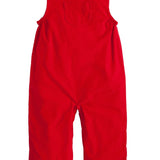 Little English Campbell Overall - Red Corduroy