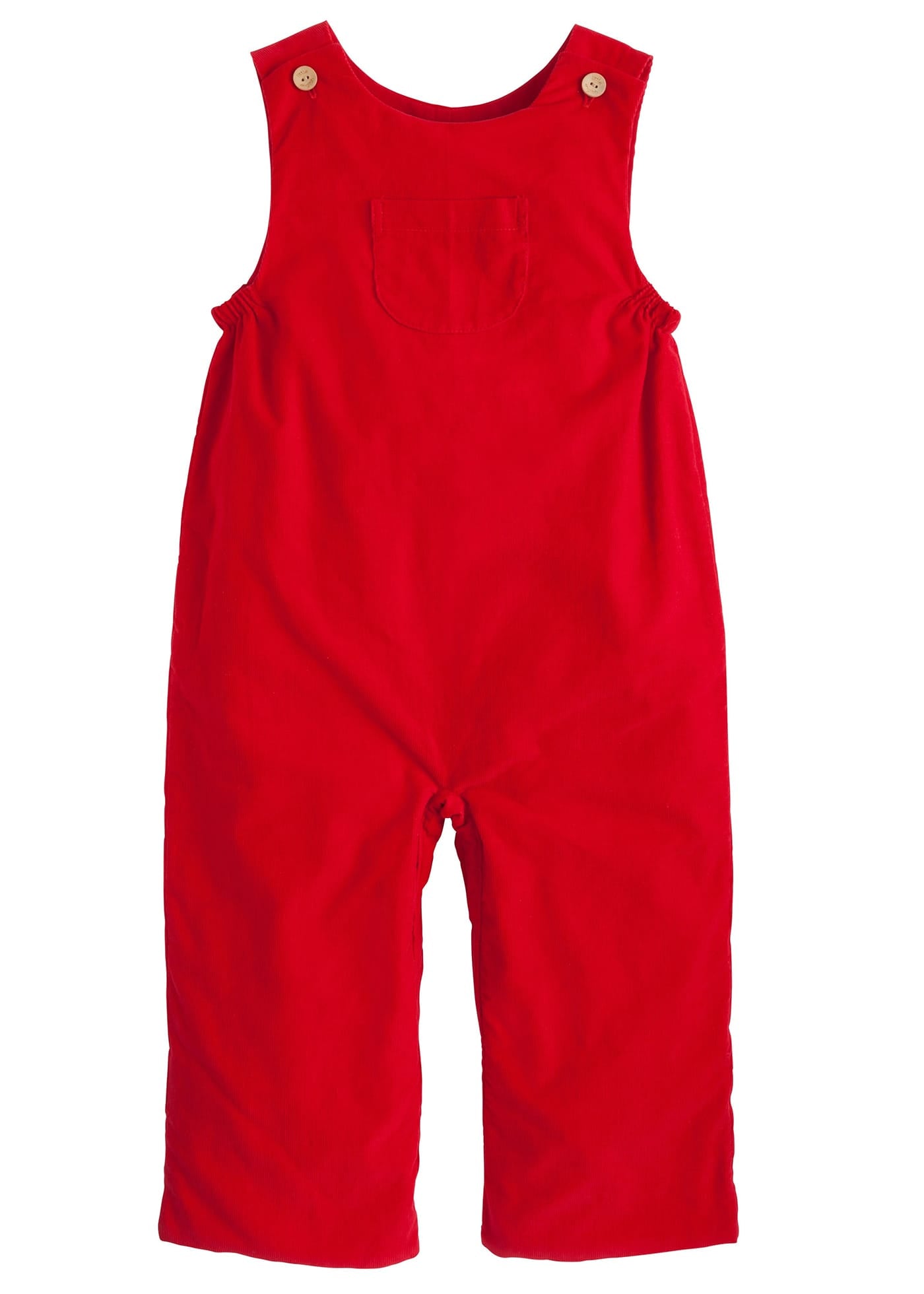 Little English Campbell Overall - Red Corduroy