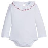 Caroline Knit Blouse - Red