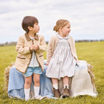 Classic Cashmere Blend Cardigan - Oatmeal