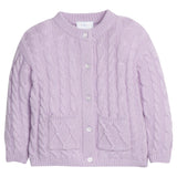 Classic Cashmere Blend Cardigan - Lavender